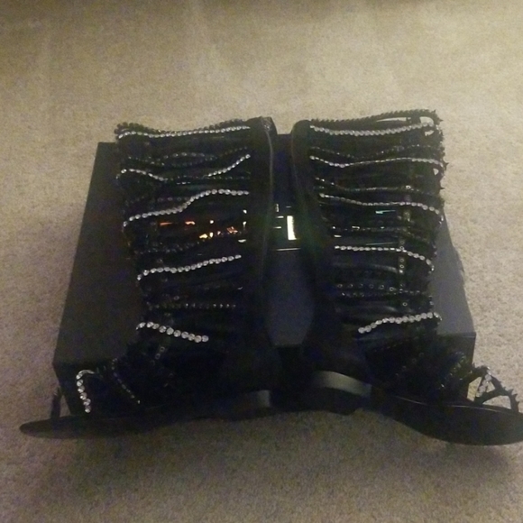 Jeniferle Razor flat sandals - Picture 3 of 4